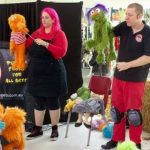 This image has an empty alt attribute; its file name is testimonial-bribie-community-arts-centre-puppet-show.jpg