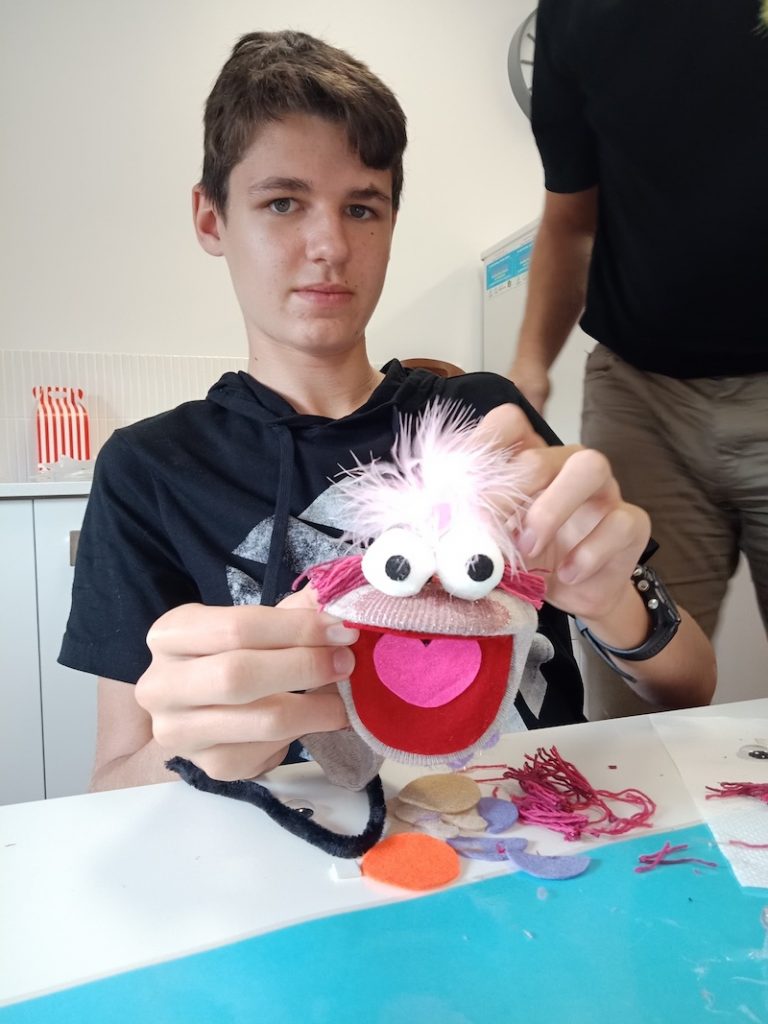 High School Visual Arts Incursion - Sock Puppet Making Craft Workshop