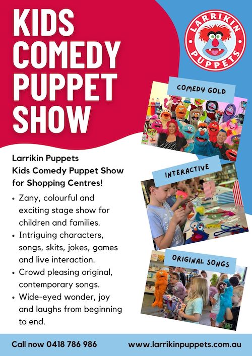 Kids Comedy Puppet Show - Children's Entertainment - Shopping Centres