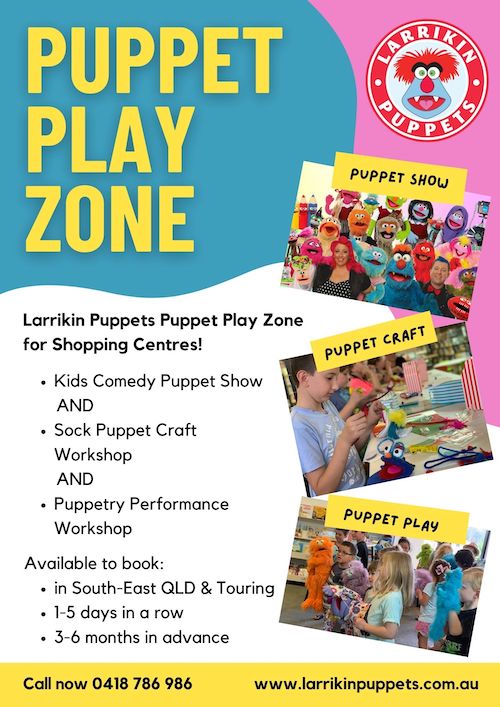 Puppet Play Zone - Children's Craft Activities and Entertainment - Shopping Centres