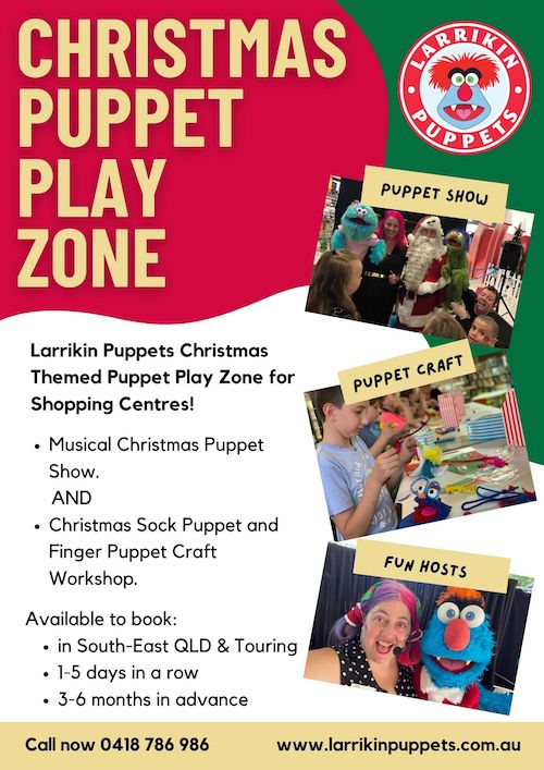 Christmas Puppet Play Zone - Christmas Craft Activities and Entertainment - Shopping Centres